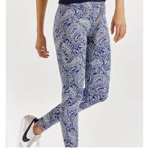 Coolibar Summer Leggings Blue 2XL  UPF 50+ Sun UV Protection Stretch